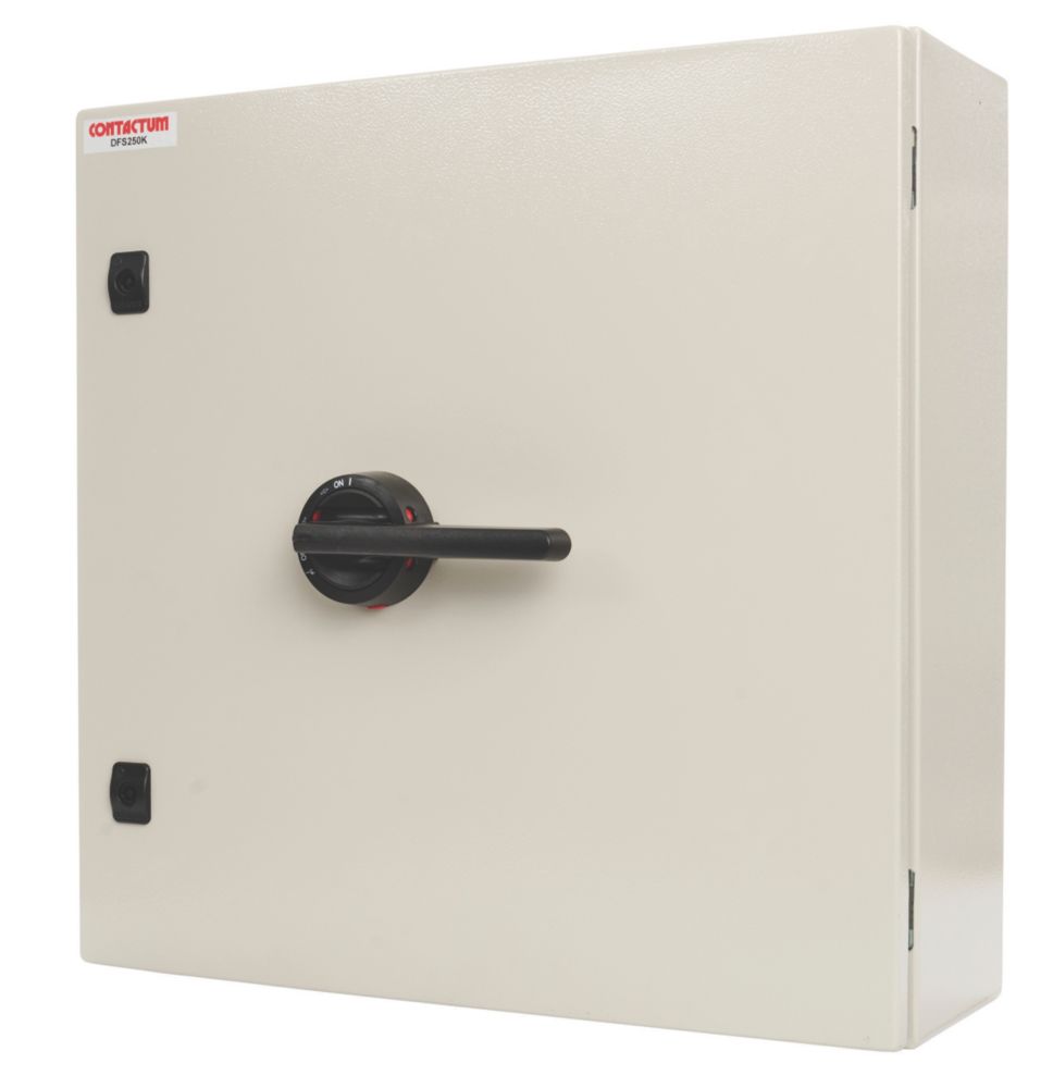 Image of Contactum DFS250K 250A 3P+N+E Fused 3-Phase Enclosed Switch Fuse 