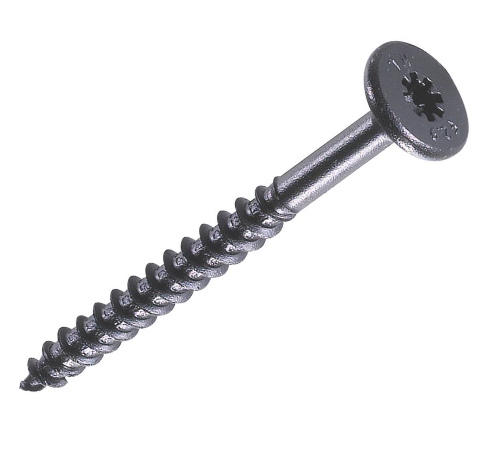 Image of FastenMaster HeadLok Spider Drive Flat Self-Drilling Structural Timber Screws 6.3mm x 70mm 12 Pack 