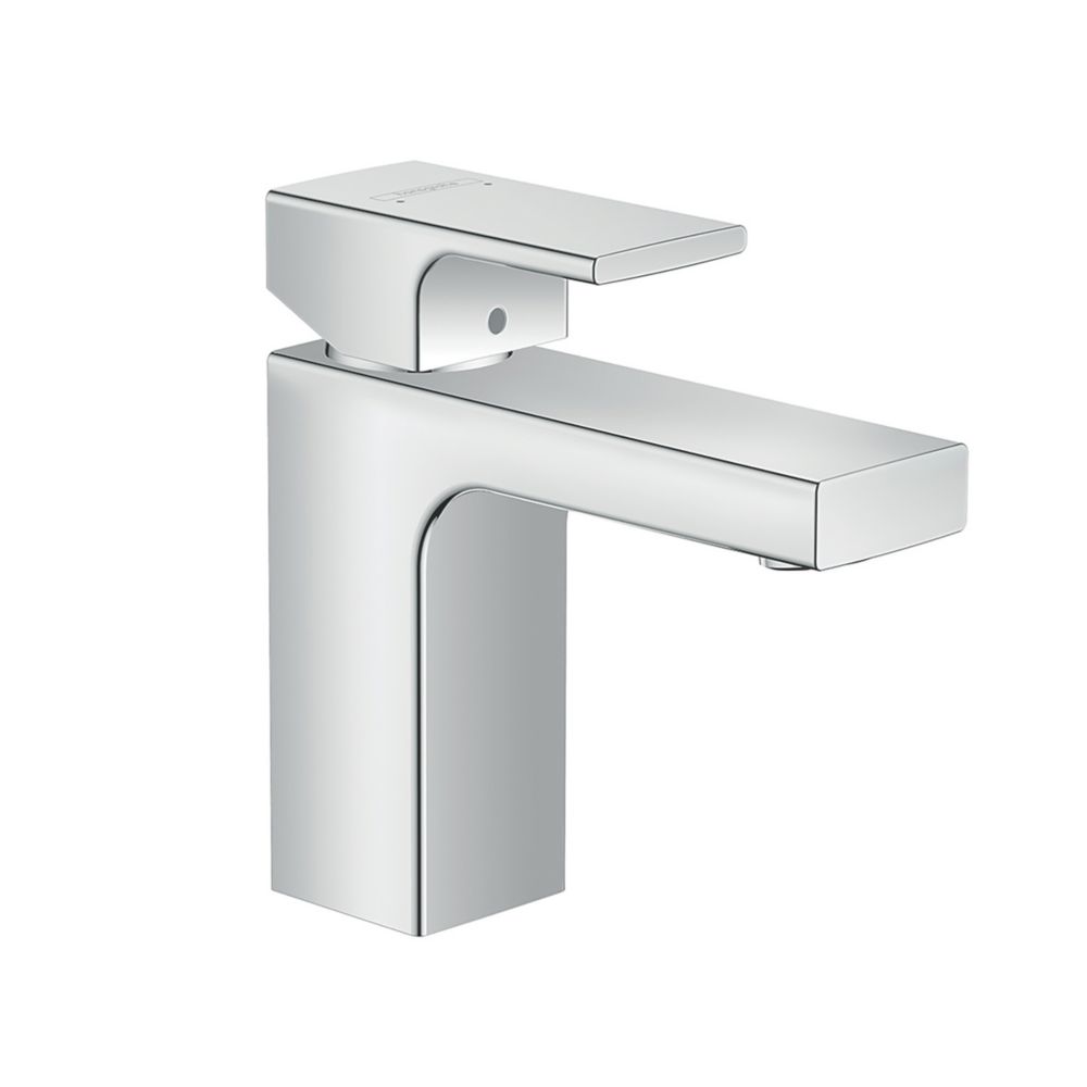 Image of Hansgrohe Vernis Shape 100 Basin Mixer with Isolated Water Conduction Chrome 