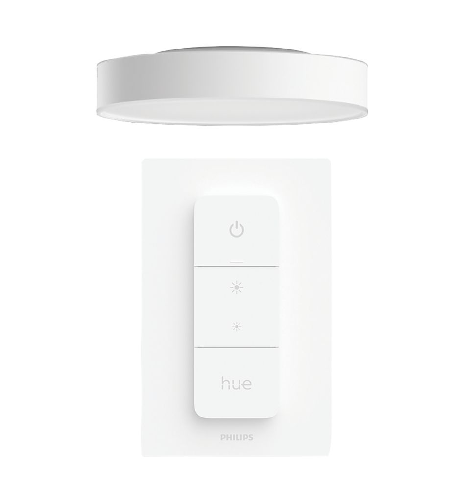 Image of Philips Hue Ambiance Enrave LED Small Ceiling Light White 9.6W 1220lm 