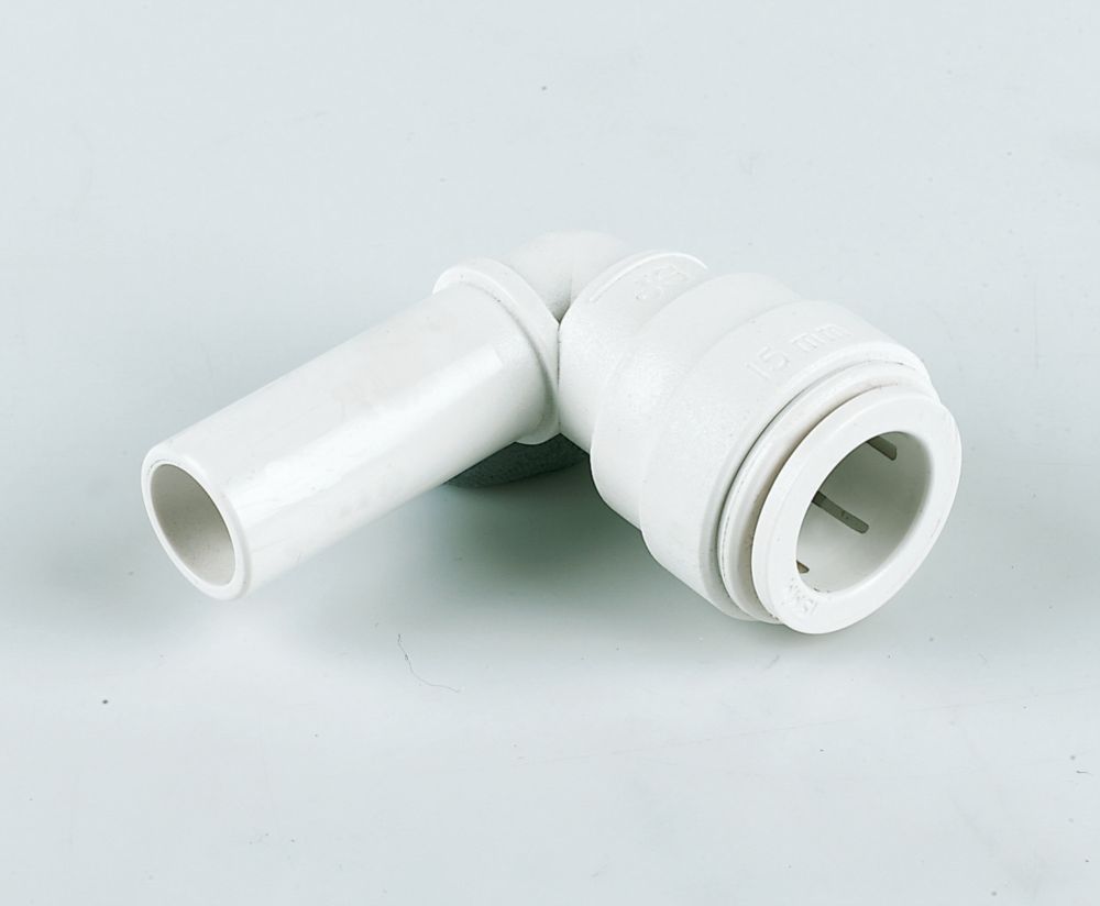 Image of JG Speedfit Plastic Push-Fit Equal 90Â° Stem Elbow 15mm 