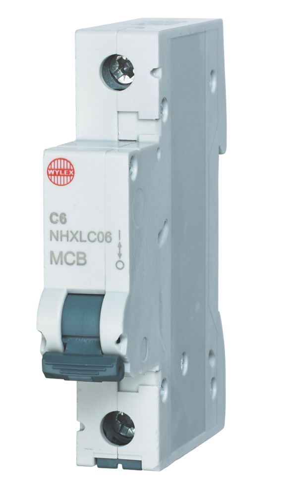 Image of Wylex 6A SP Type C MCB 