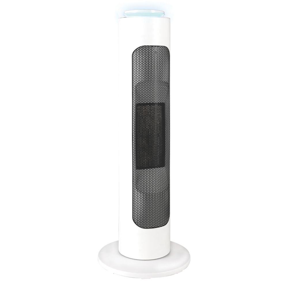 Image of TCP 2 Blade Smart Floor-Standing Tower Fan 2000W White 