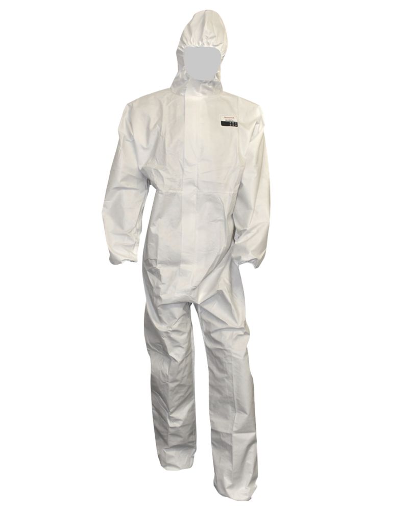 Image of Honeywell Mutex 2 Disposable Coverall White Medium 36-40" Chest 31" L 