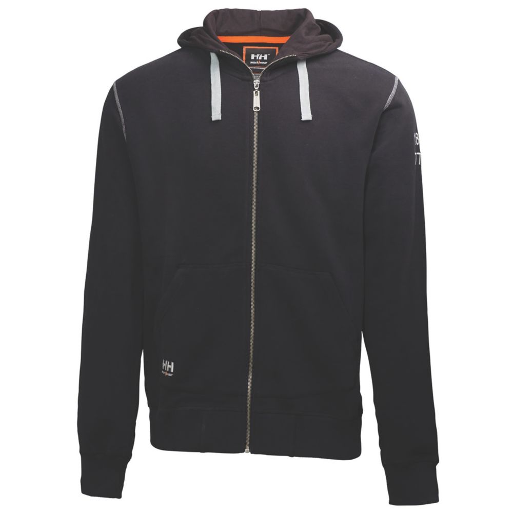Image of Helly Hansen Oxford Zip Hoodie Black Small 36" Chest 