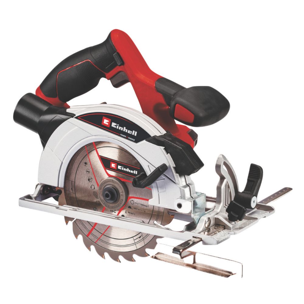 Image of Einhell TE-CS 18/165-1 Li - Solo 165mm 18V Li-Ion Power X-Change Cordless Circular Saw - Bare 