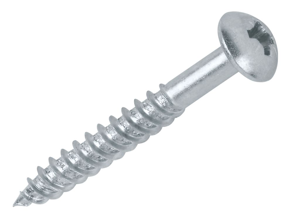 Image of Quicksilver PZ Rounded Self-Tapping Woodscrews 10ga x 1 1/2" 200 Pack 