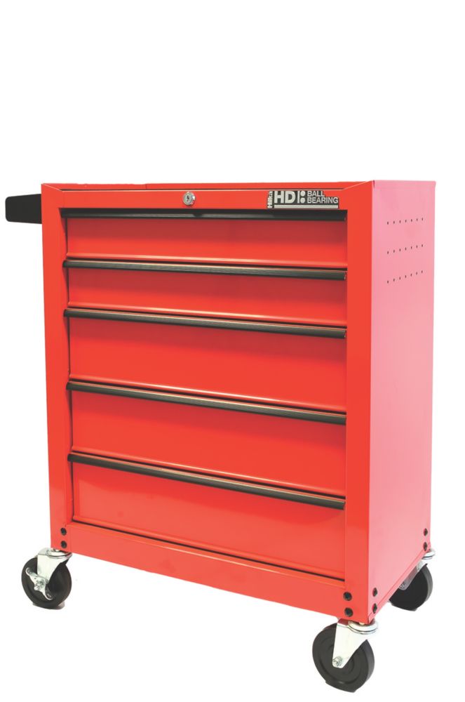 Image of Hilka Pro-Craft 5-Drawer Heavy Duty Tool Trolley 