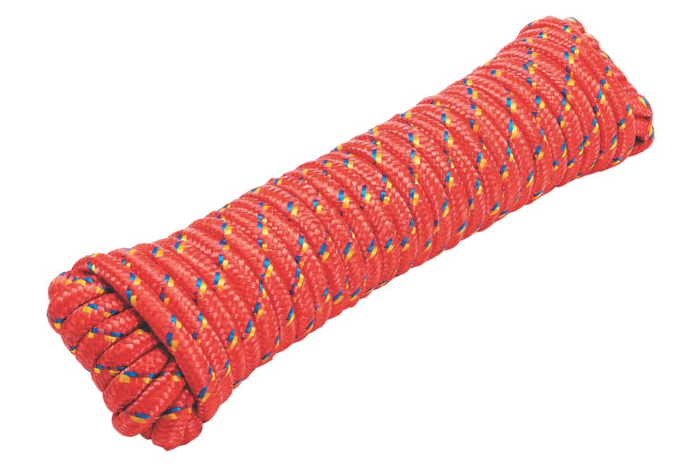 Image of Braided Rope Red 9mm x 15m 
