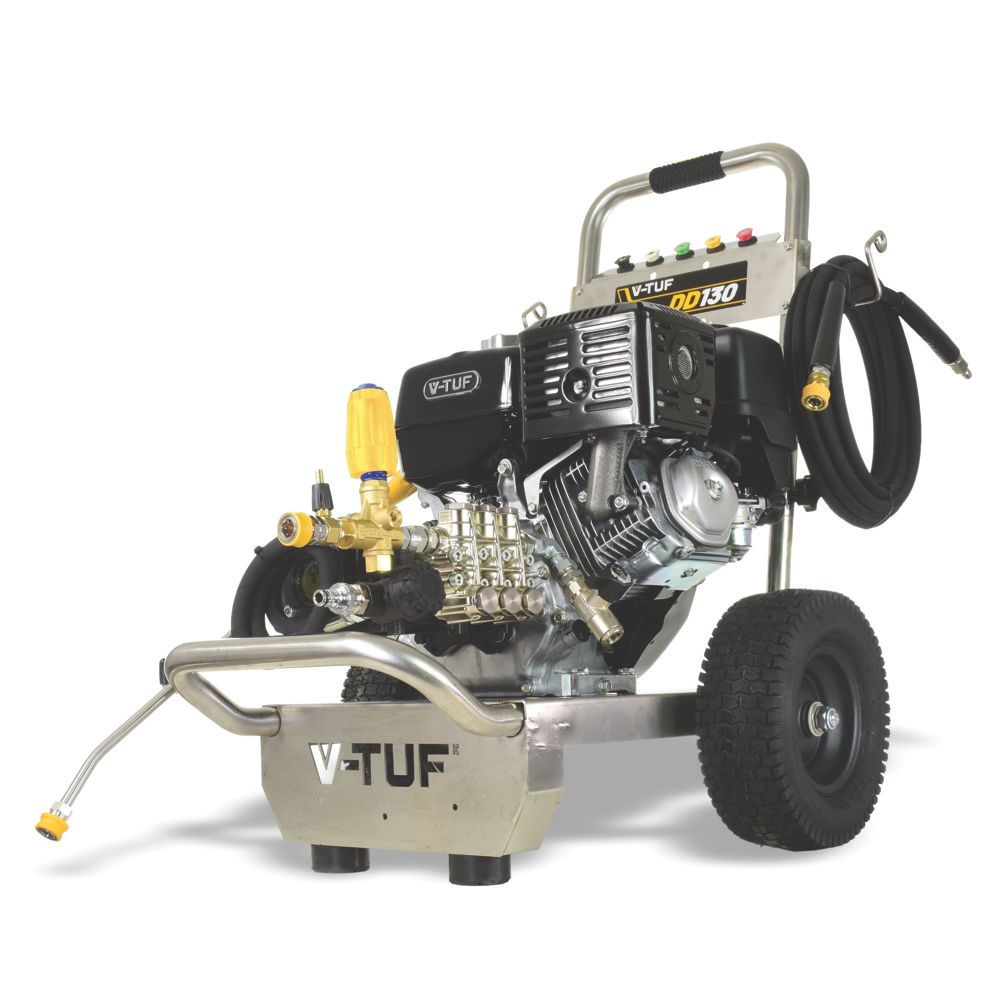 Image of V-Tuf DD130 300bar Petrol Industrial Pressure Washer 389cc 13hp 