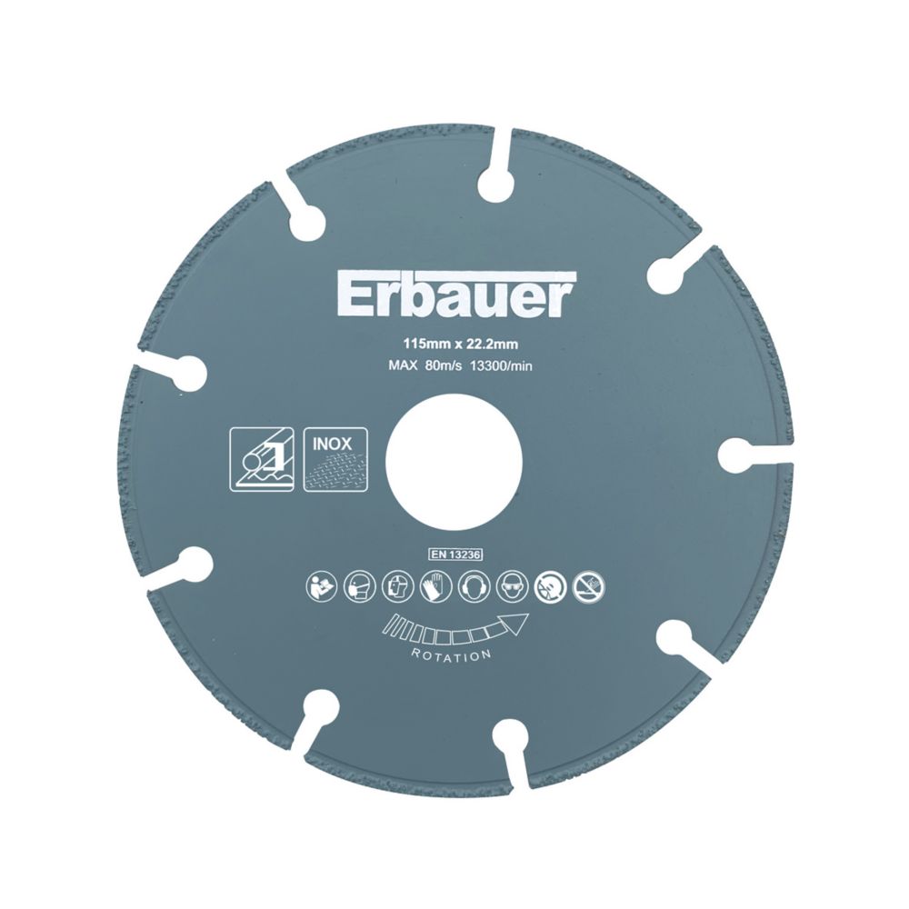 Image of Erbauer Metal Diamond Blade 4 1/2" 
