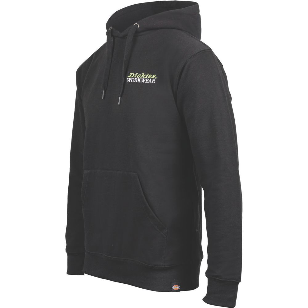 Image of Dickies Stowe Sweatshirt Hoodie Black XX Large 43-46" Chest 