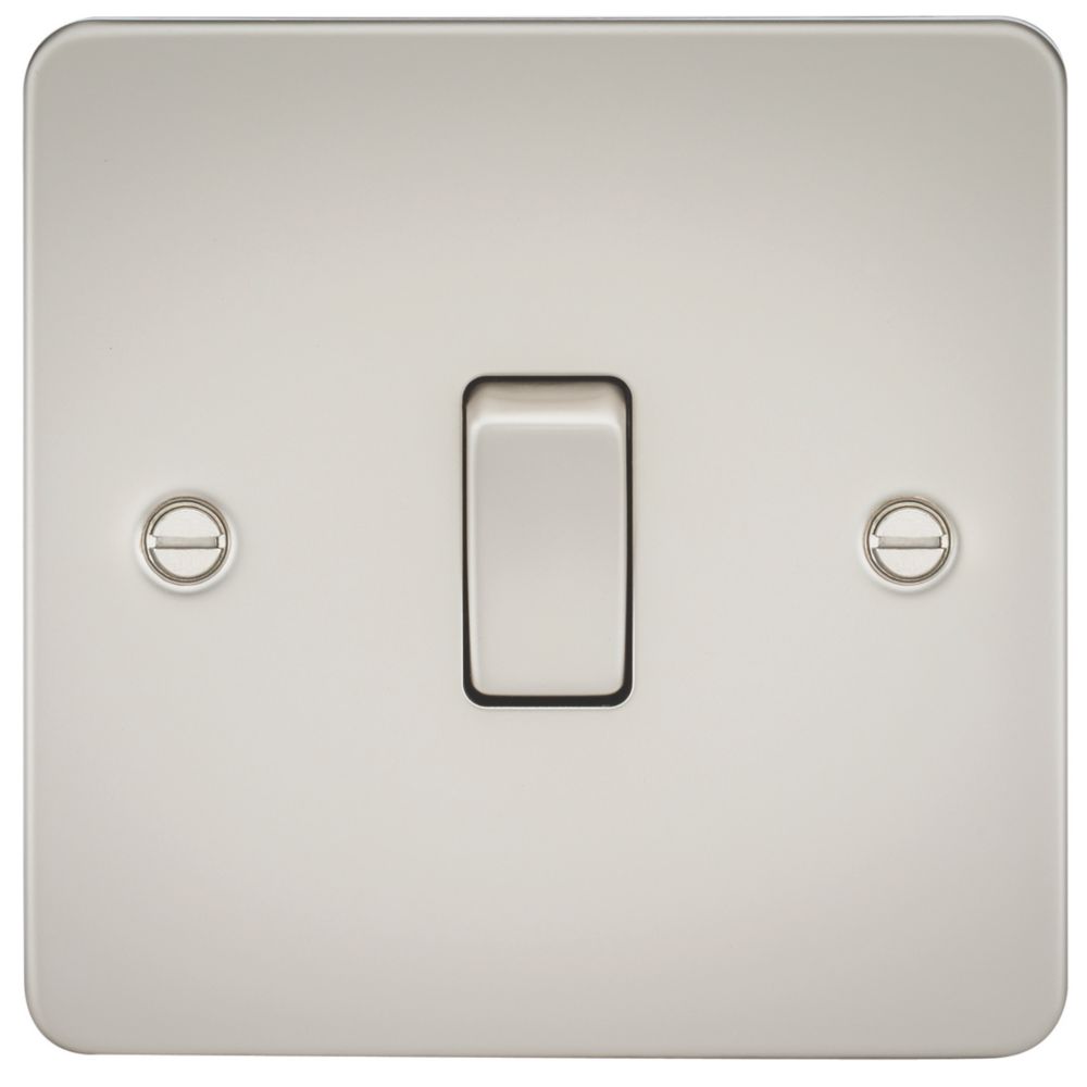 Image of Knightsbridge 20A 1-Gang DP Control Switch Pearl 
