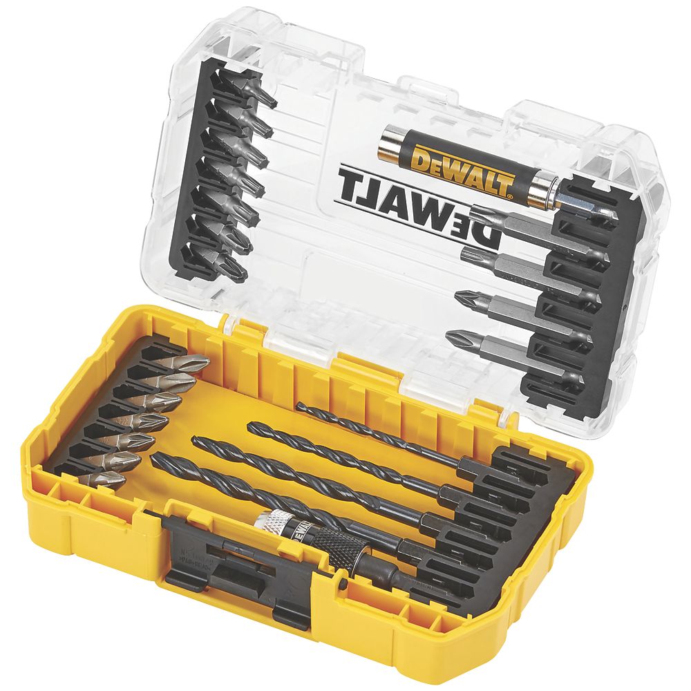 Image of DeWalt 6.35mm Hex Shank Mixed Drill Driver Set 25 Piece Set 