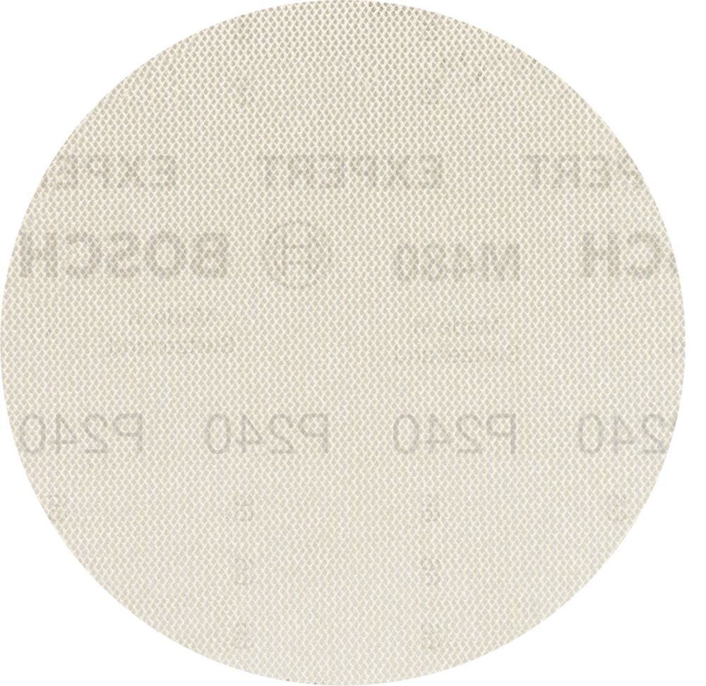 Image of Bosch Expert M480 Sanding Discs Mesh 125mm 240 Grit 5 Pack 