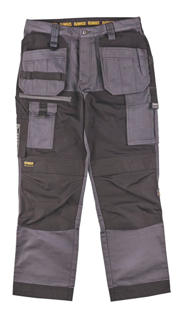 DeWalt Pro Expert Work Trousers Charcoal Grey / Black 32" W 31" L ...