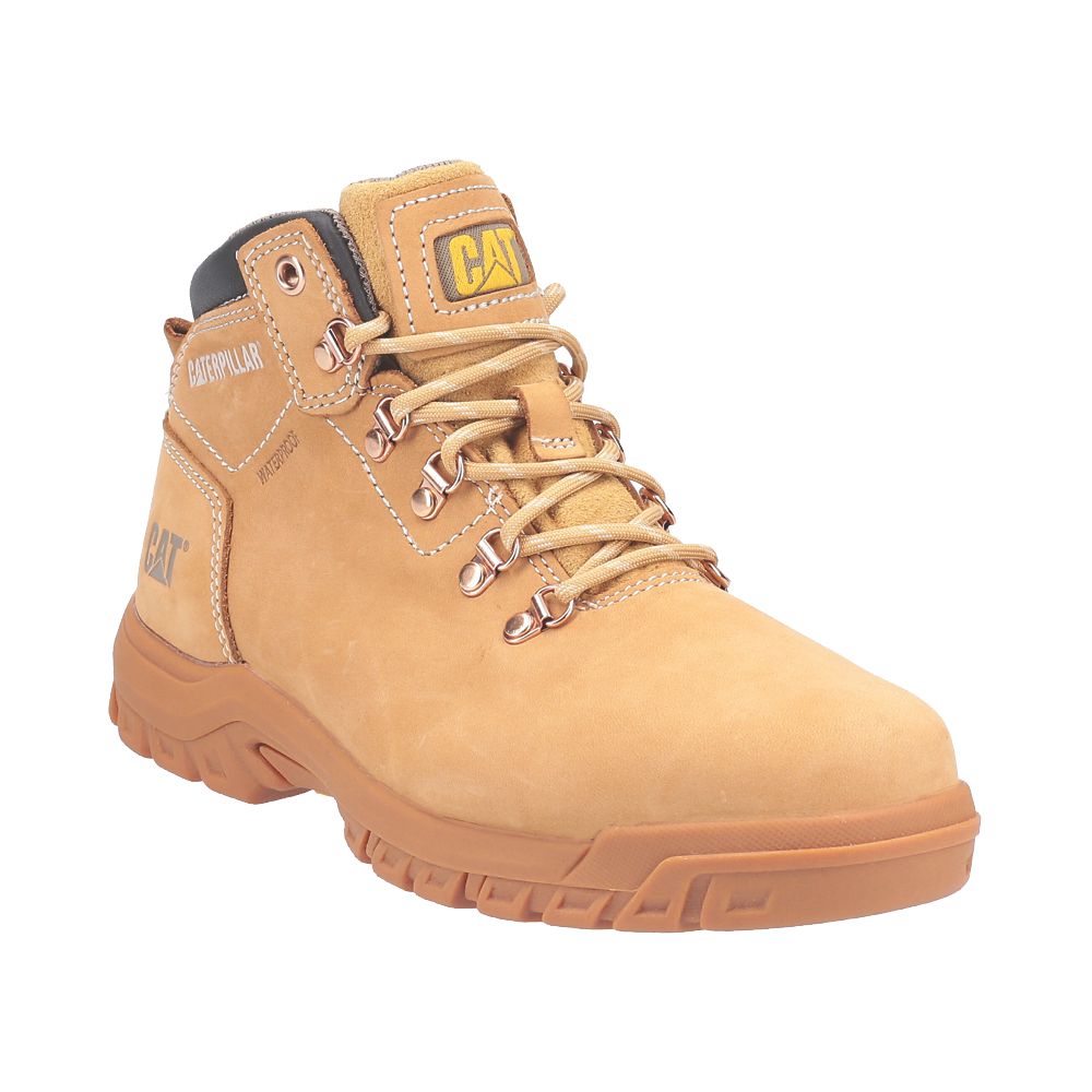 Image of CAT Mae Womens Safety Boots Honey Size 4 