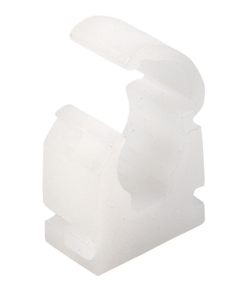 Image of Talon 15mm Hinged Clip White 100 Pack 