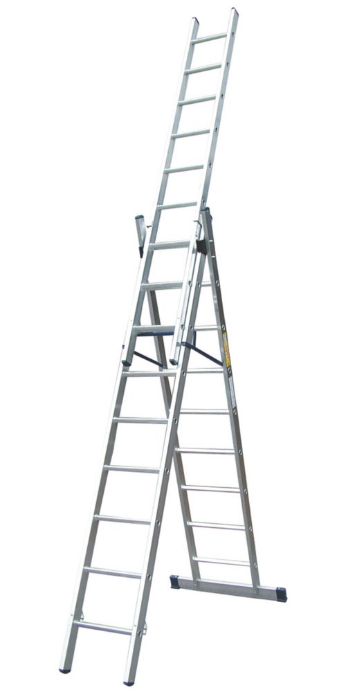 Image of Lyte 3-Section 3-Way Aluminium Combination Ladder 6.1m 