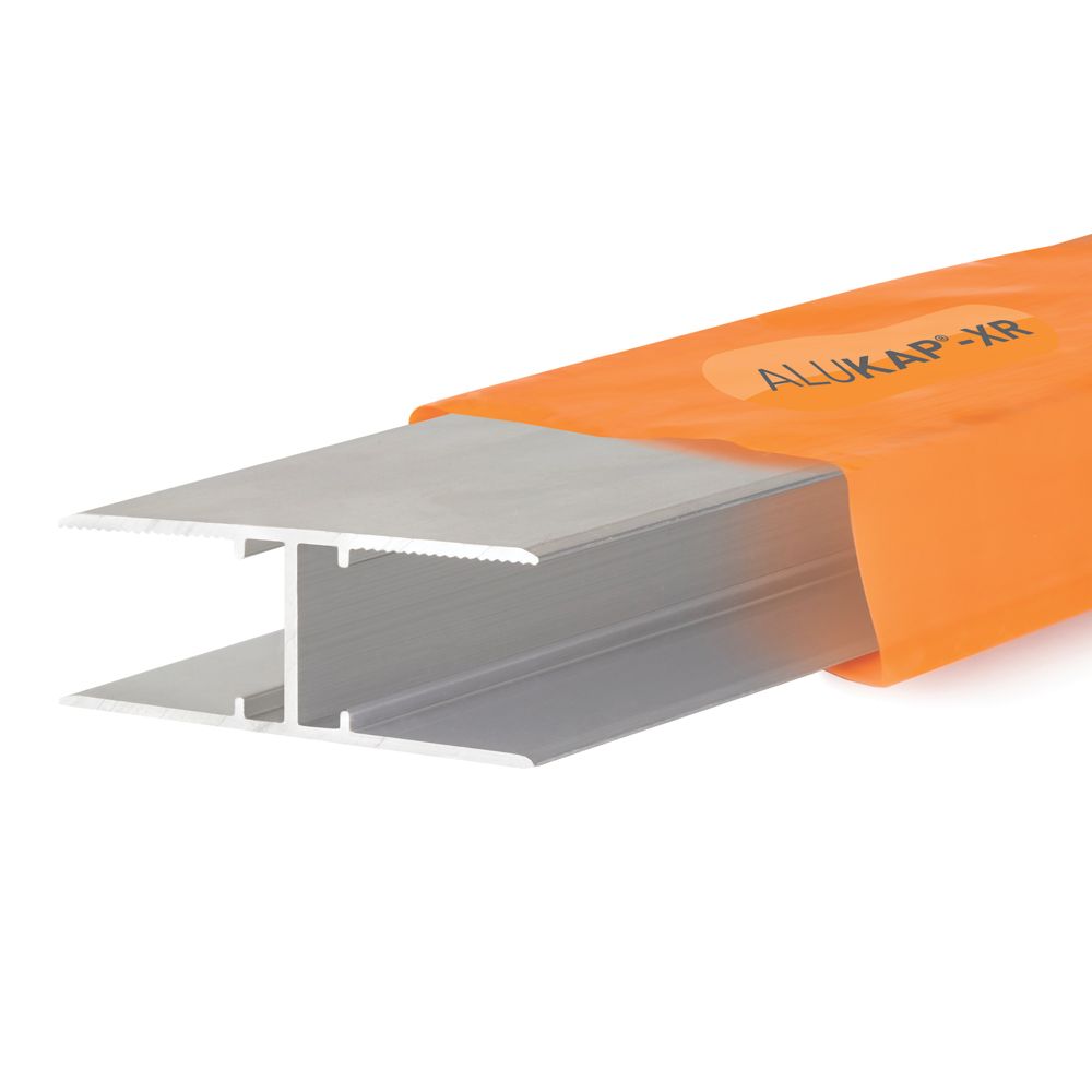 Image of ALUKAP-XR Aluminium 16mm H-Section Glazing Bar 3000mm x 44mm 