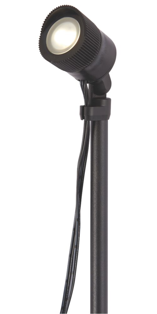 Image of Decca Outdoor LED Spike Light Kit Black 6W 280lm 10 Pack 