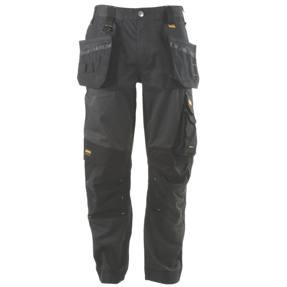 Image of DeWalt Richmond Holster Work Trousers Charcoal Grey 38" W 31" L 