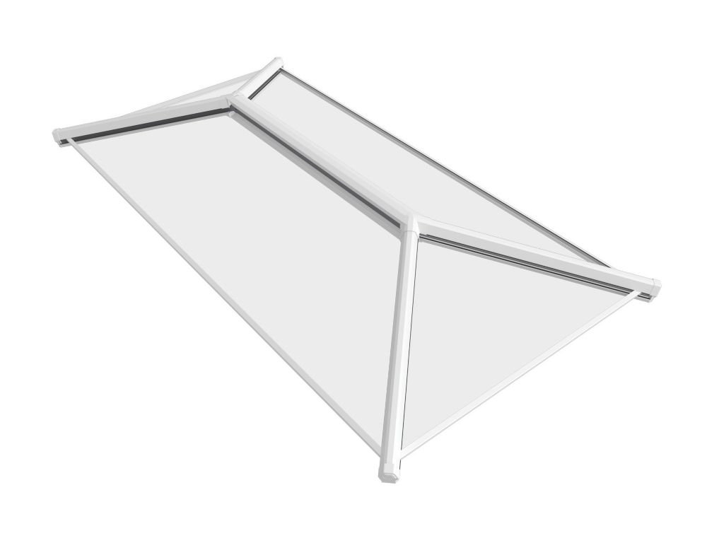 Image of Crystal Clear Lantern Roof White 1500mm x 1000mm 