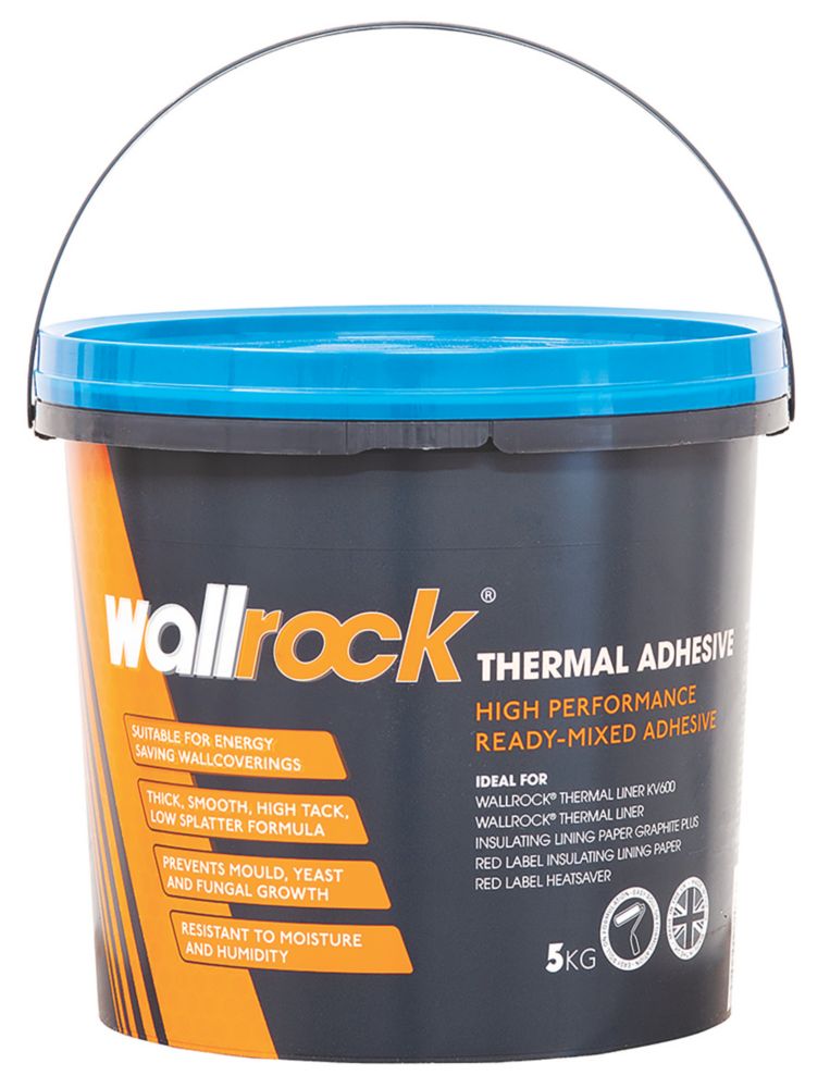 Image of Wallrock Thermal Wallpaper Adhesive 1 Roll Pack 5kg 