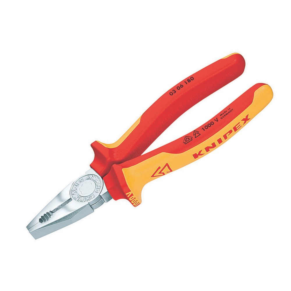 Image of Knipex VDE Combination Pliers 6 1/4" 