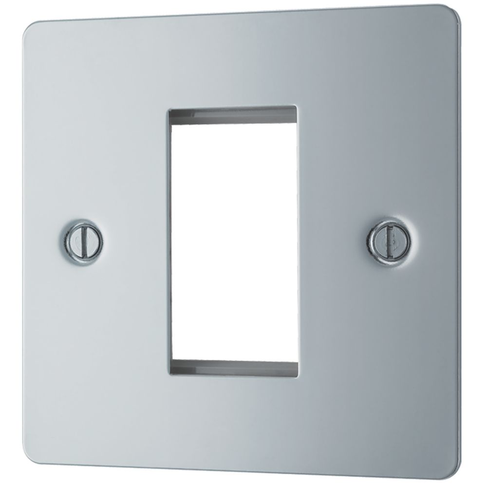 Image of LAP 1-Module Modular Faceplate Polished Chrome 