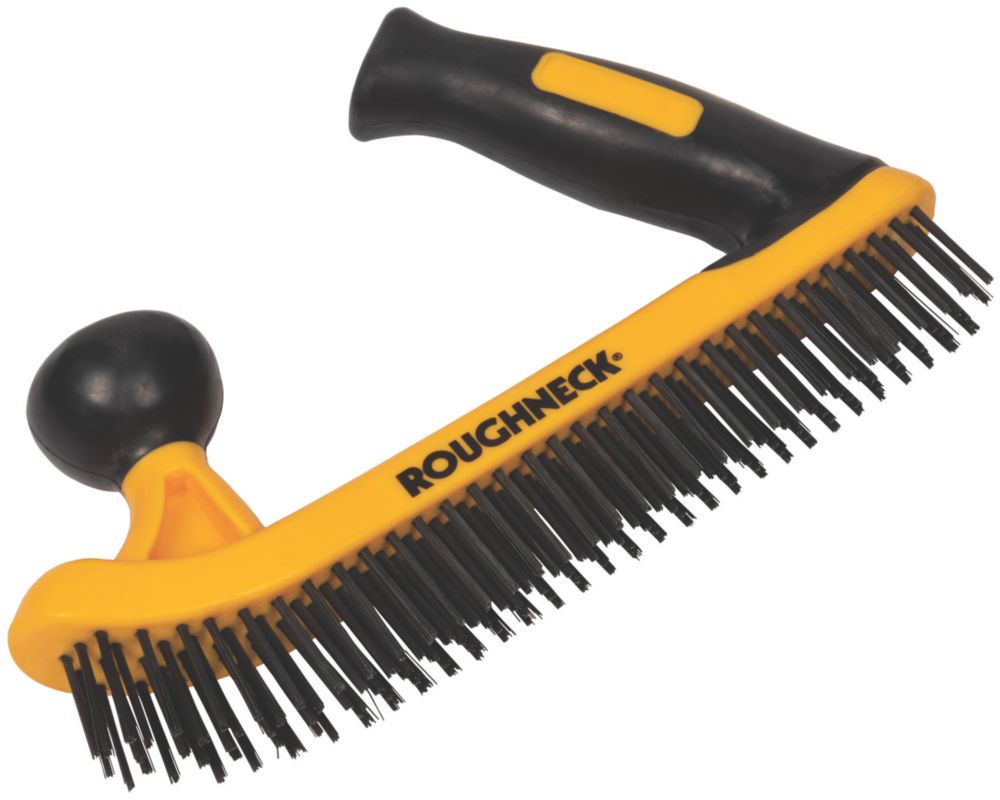 Image of Roughneck Soft-Grip 2-Handed Wire Brush 