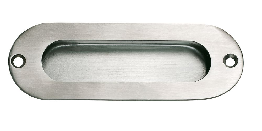 Image of Flush Pull 120mm Satin Stainless Steel 