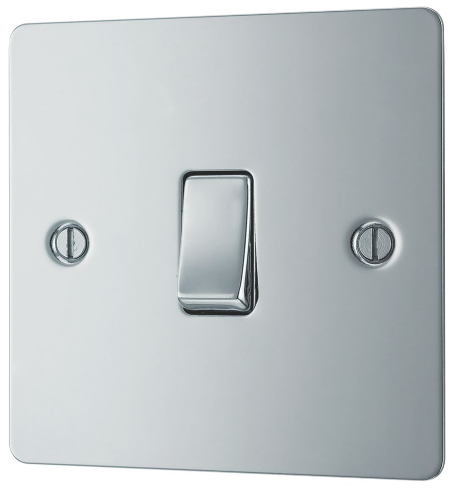 Image of LAP 10AX 1-Gang 2-Way Light Switch Polished Chrome 