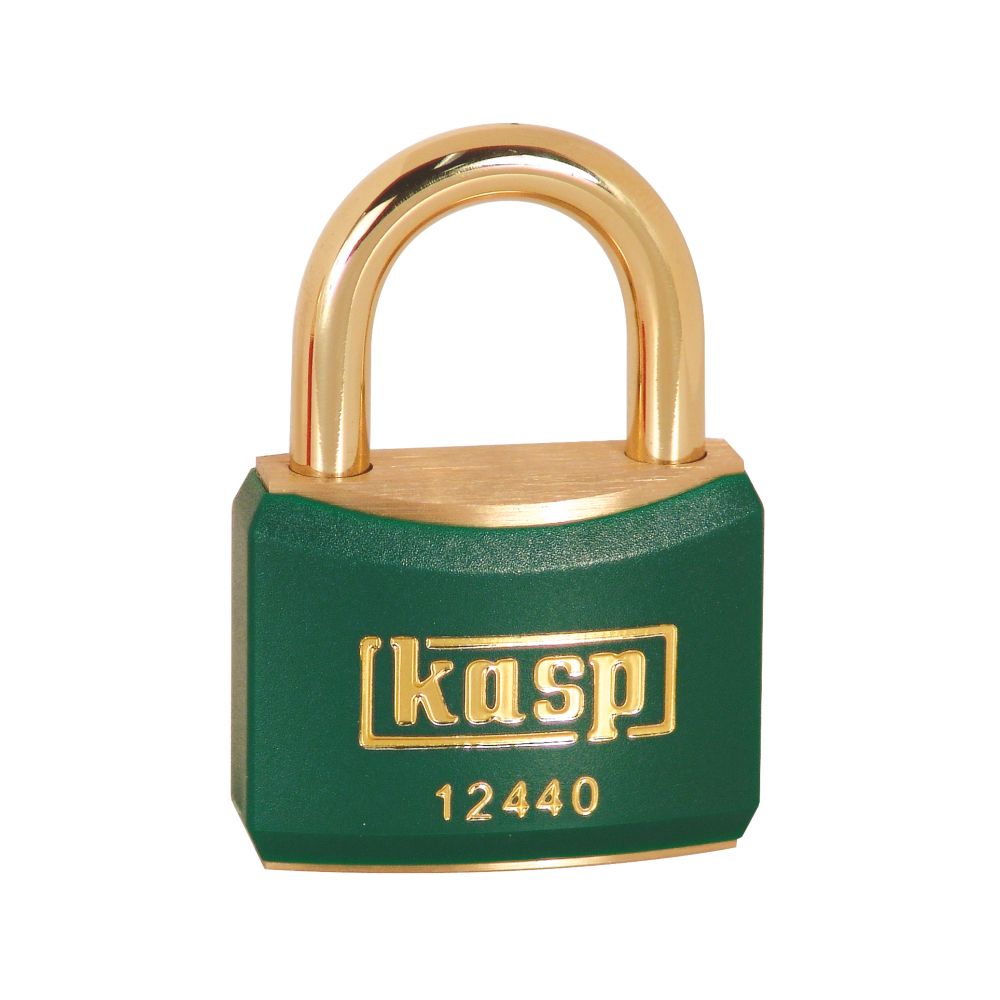 Image of Kasp Lockout Padlock Green 20mm x 21mm 