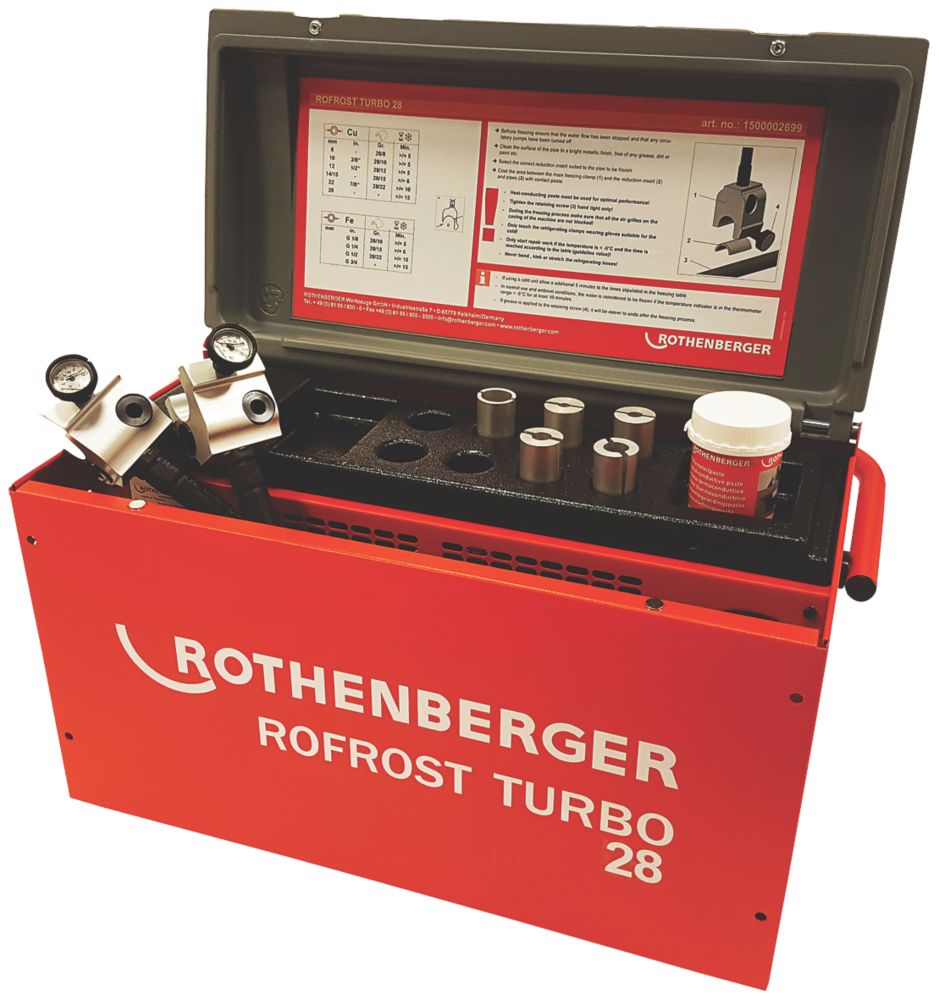 Image of Rothenberger Rofrost Turbo 28 Electric Pipe Freezer 8-28mm 220-230V 