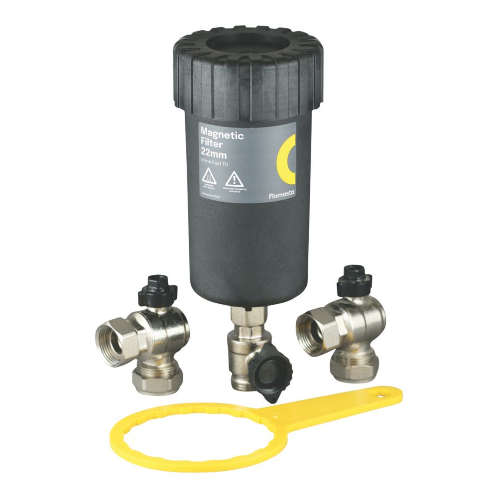 Image of Flomasta Magnetic Central Heating Filter 22mm 