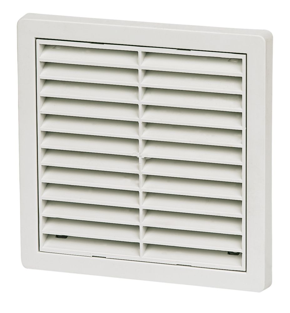 Image of Manrose Fixed Louvre Vent White 125mm x 125mm 