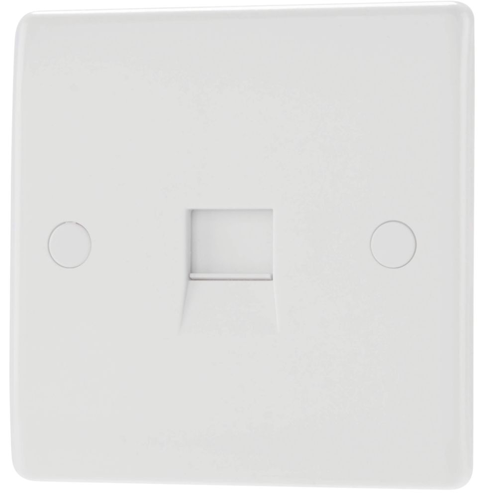 Image of British General 800 Series Slave Telephone Socket White 