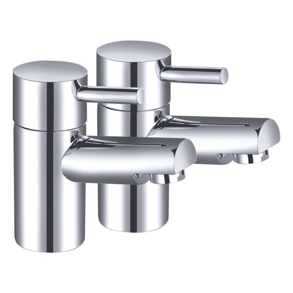 Image of ETAL Juke Bathroom Basin Taps Polished Chrome 