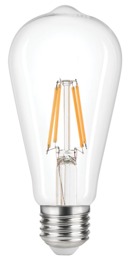Image of LAP ES ST64 LED Virtual Filament Light Bulb 470lm 3.4W 