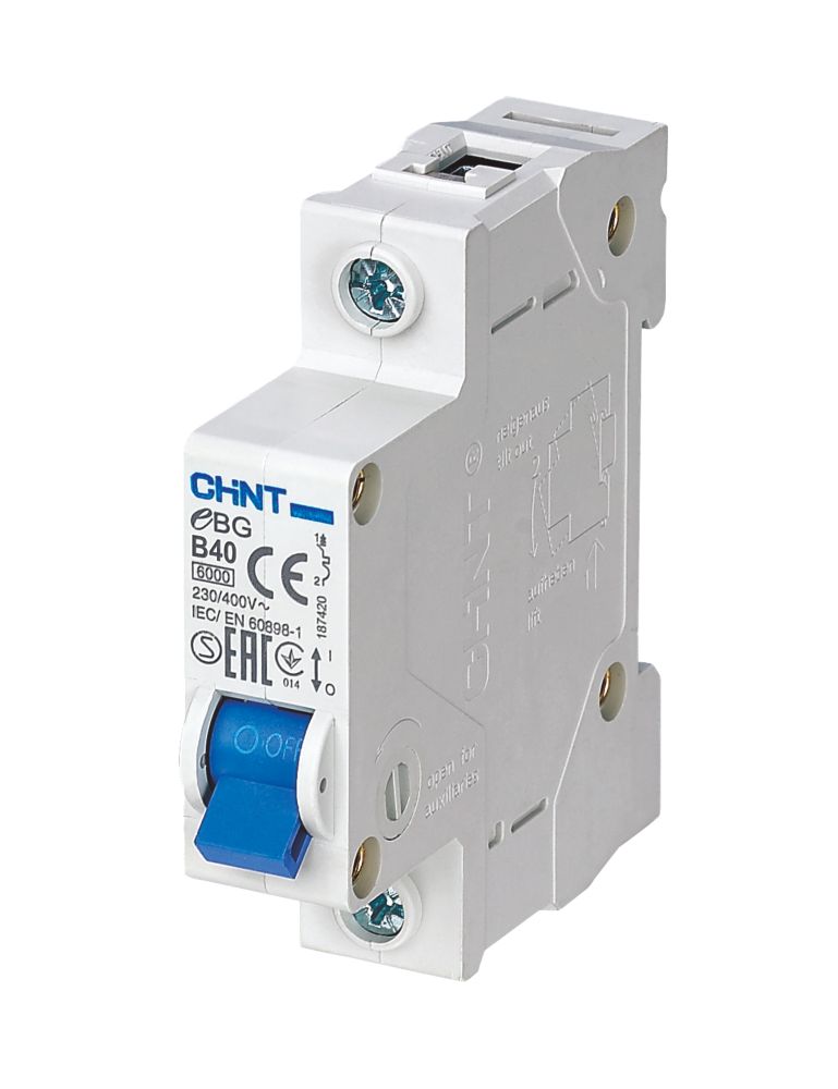 Image of Chint EBG 40A SP Type B MCB 