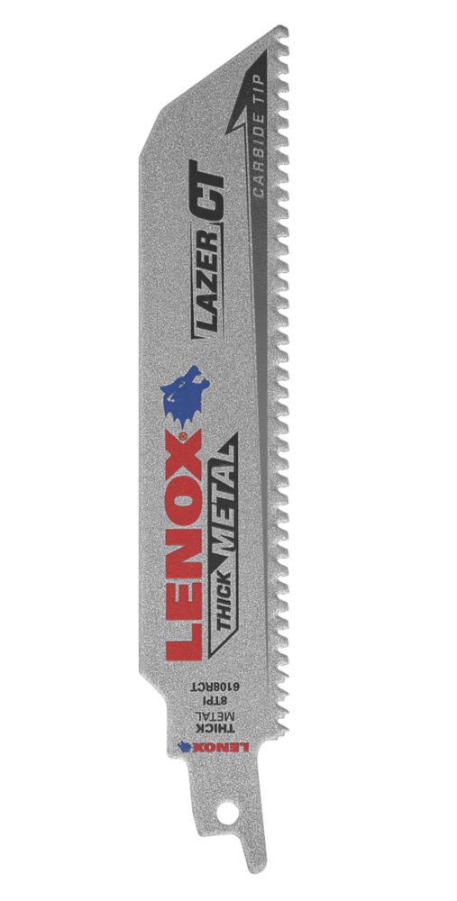 Image of Lenox Lazer CT 2014220 Metal Reciprocating Saw Blade 152mm 