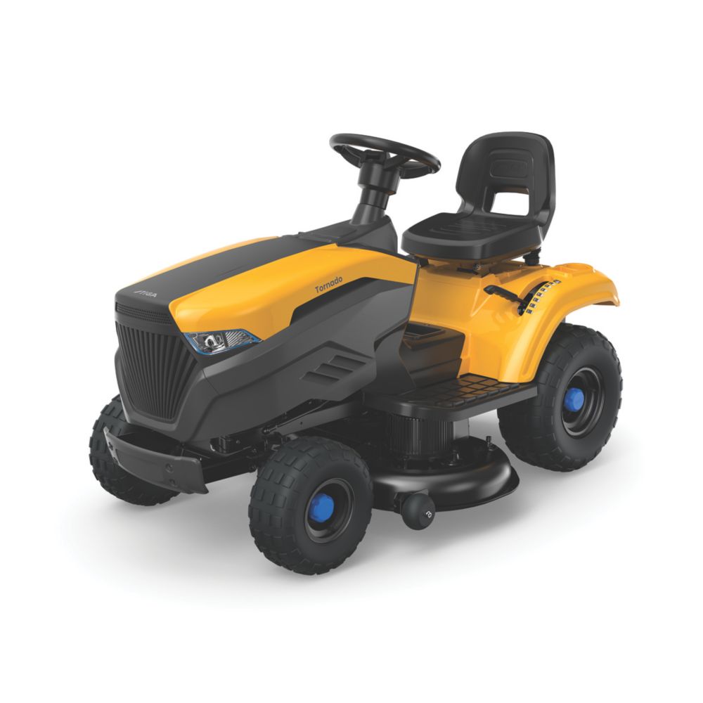 Image of Stiga Tornado 398e 98cm 48V 1 x 30Ah Li-Ion E-Power Brushless Battery-Powered Ride On Mower 