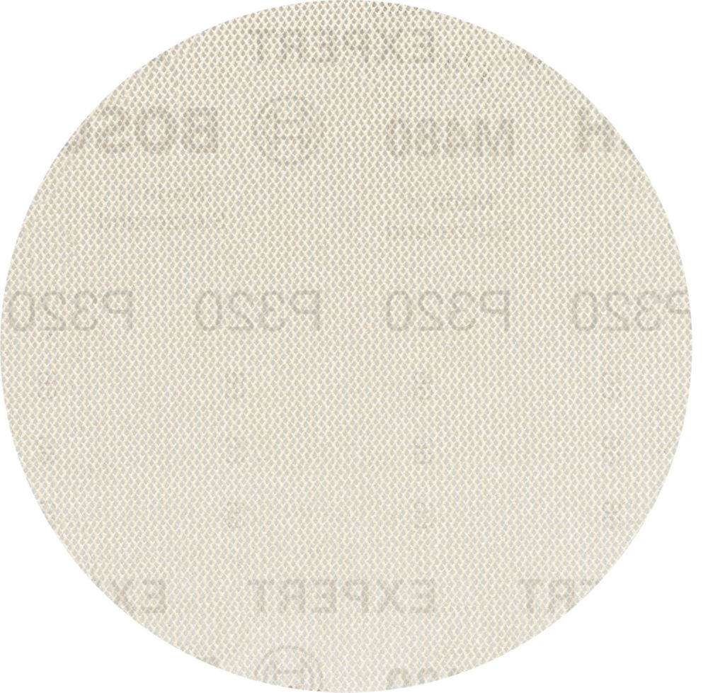 Image of Bosch Expert M480 Sanding Discs Mesh 125mm 320 Grit 5 Pack 