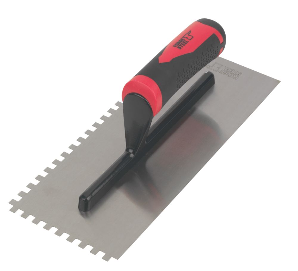 Image of Forge Steel 11i Adhesive Trowel Square Notched 6mm 