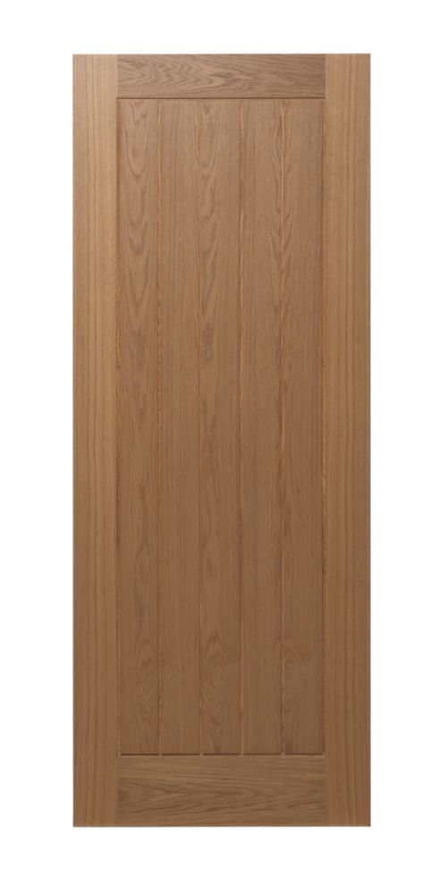 Image of Satin Lacquered Oak Wooden Cottage Internal Door 1981mm x 686mm 