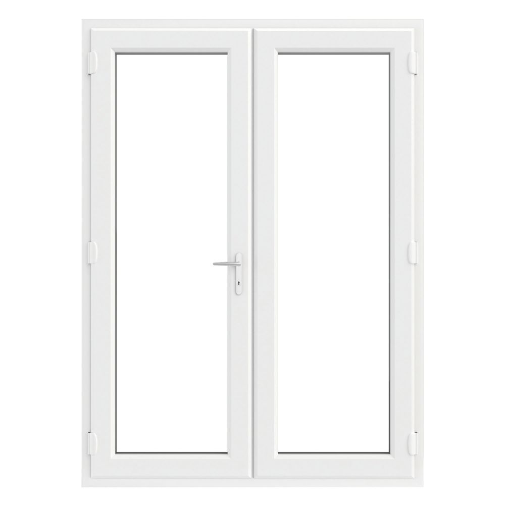 Image of Crystal White uPVC French Door Set 2055mm x 1590mm 