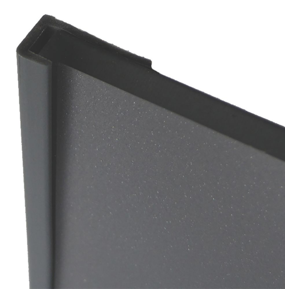 Image of Splashwall End Cap Silver 2440mm x 4mm 