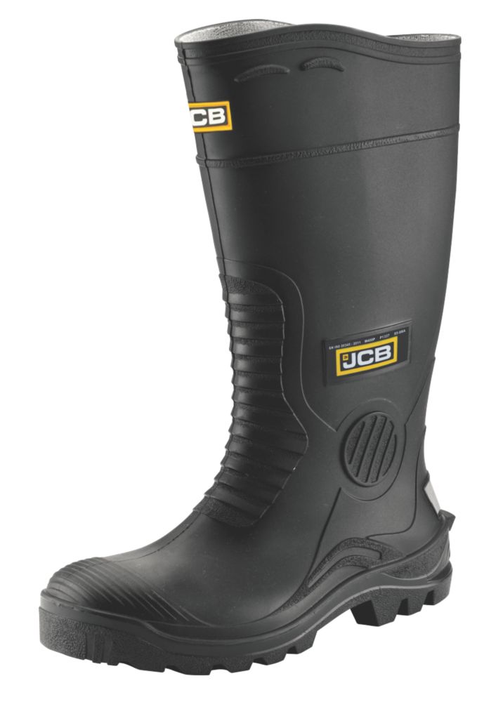 Image of JCB Hydromaster Safety Wellies Black Size 9 