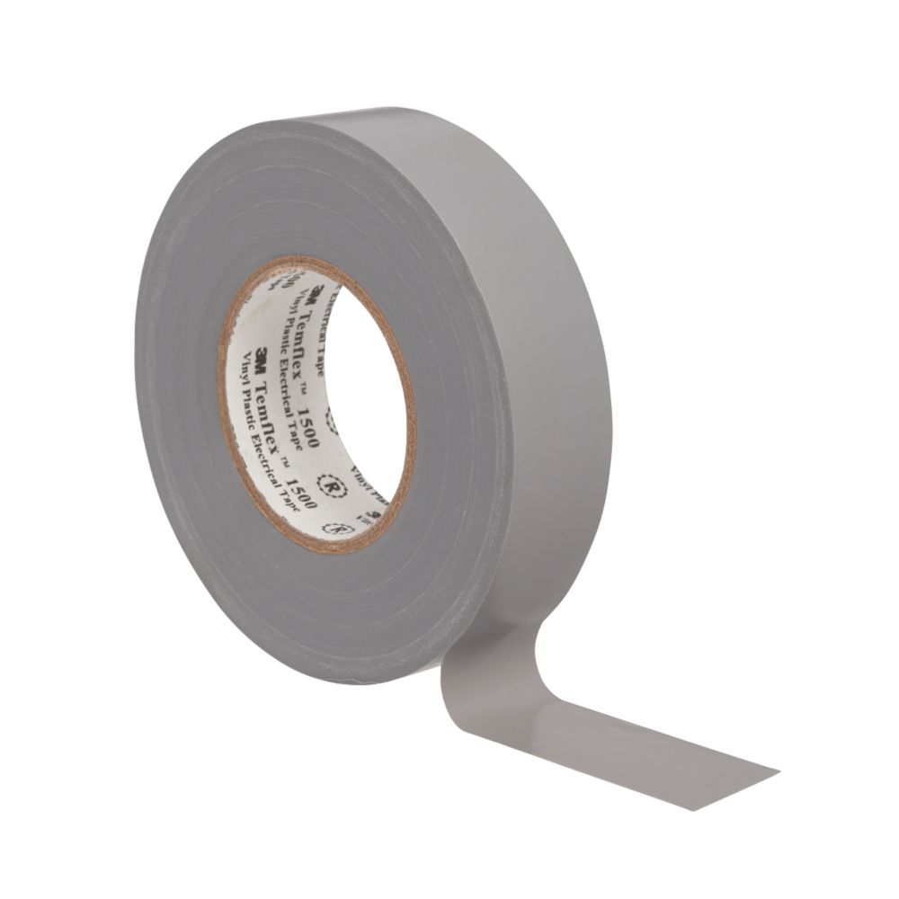 Image of 3M Temflex Insulating Tape Grey 25m x 19mm 